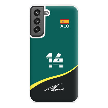 Alonso - F1 Phone Case for Galaxy S21FE