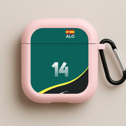 Alonso - F1 Pink AirPods Case