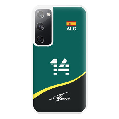 Alonso - F1 Phone Case for Galaxy S20