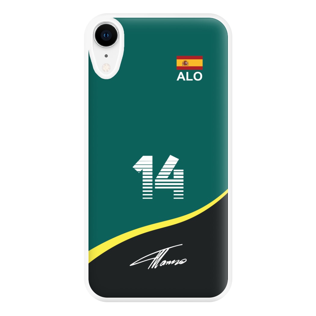 Alonso - F1 Phone Case for iPhone XR