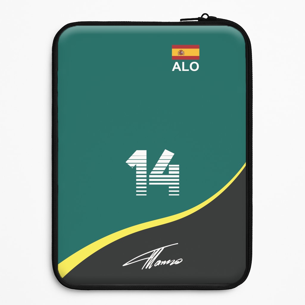 Alonso - F1 Laptop Sleeve