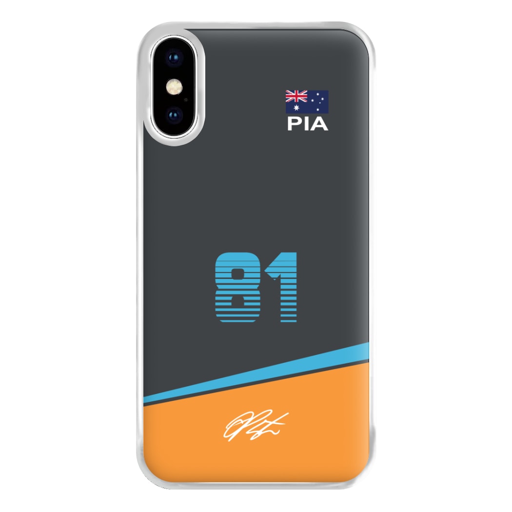 Piastri - F1 Phone Case for iPhone XS Max