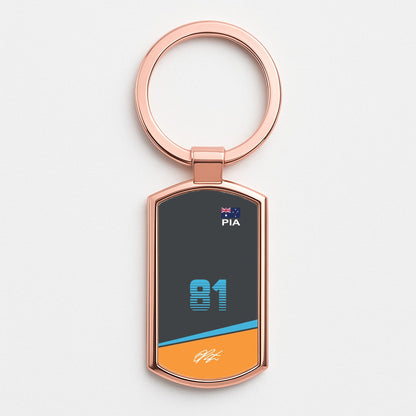 Piastri - F1 Rose Gold Keyring