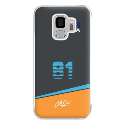 Piastri - F1 Phone Case for Galaxy S9 Plus