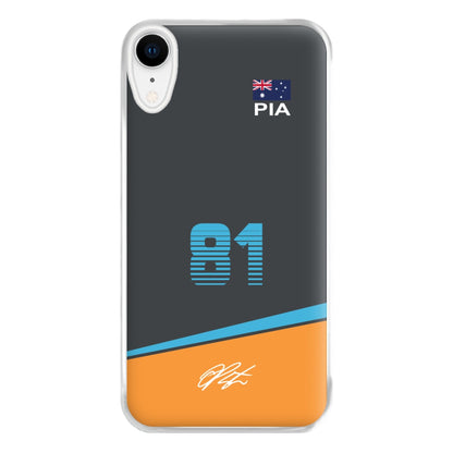 Piastri - F1 Phone Case for iPhone XR