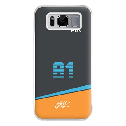 Piastri - F1 Phone Case for Galaxy S8 Plus