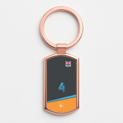 Norris - F1 Rose Gold Keyring