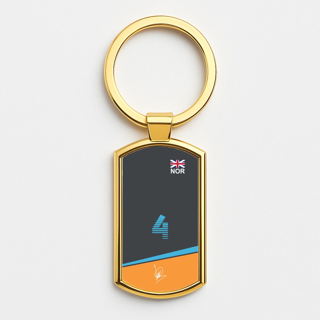 Norris - F1 Gold Keyring