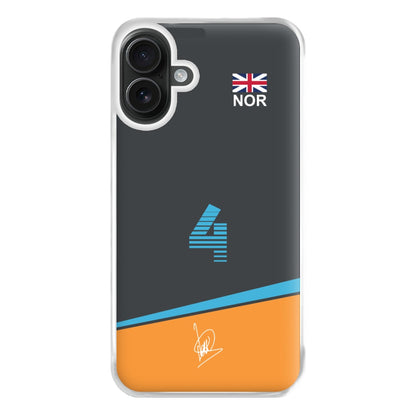 Norris - F1 Phone Case for iPhone 16 Plus