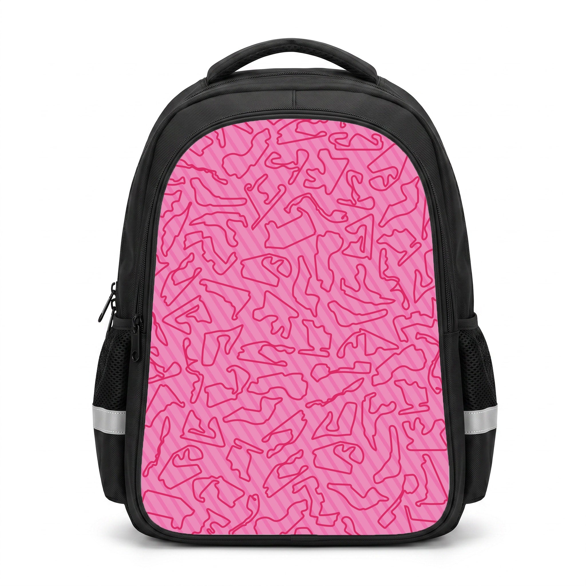 Track Outlines Pink Backpack