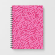 Track Outlines Pink Notebook 1