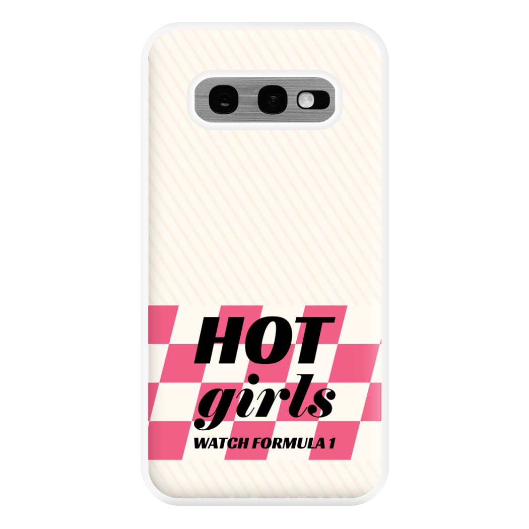 Hot Girls Watch Formula One Phone Case for Galaxy S10e