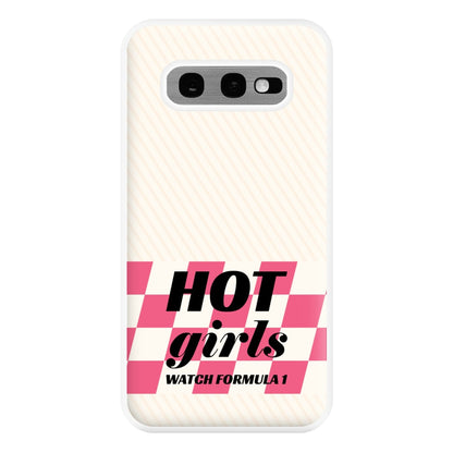 Hot Girls Watch Formula One Phone Case for Galaxy S10e