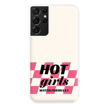 Hot Girls Watch Formula One Phone Case for Galaxy S21 Ultra