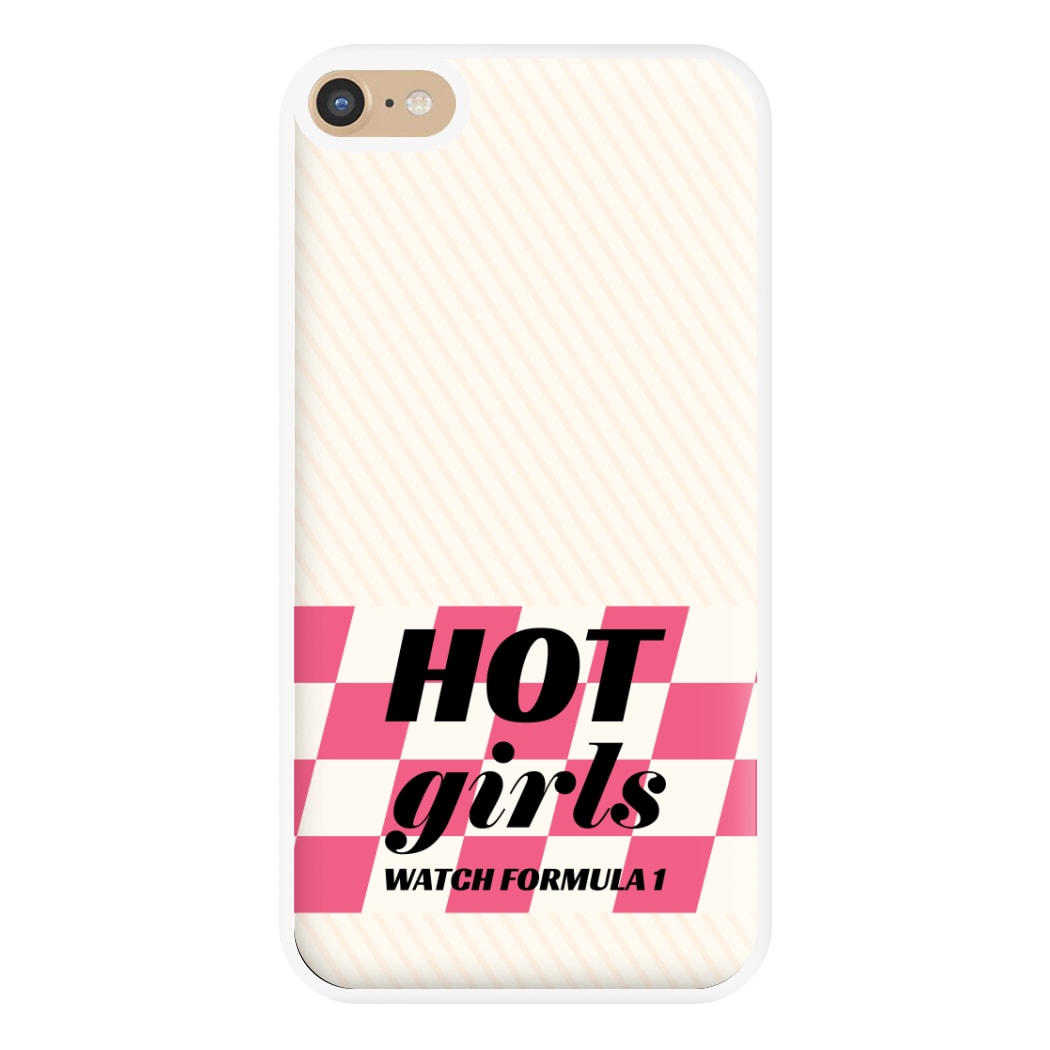 Hot Girls Watch Formula One Phone Case for iPhone 6 Plus / 7 Plus / 8 Plus