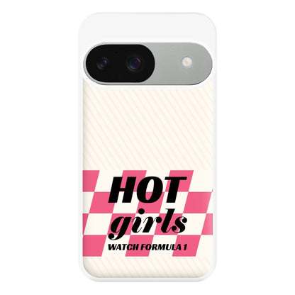 Hot Girls Watch Formula One Phone Case for Google Pixel 9 / 9 Pro