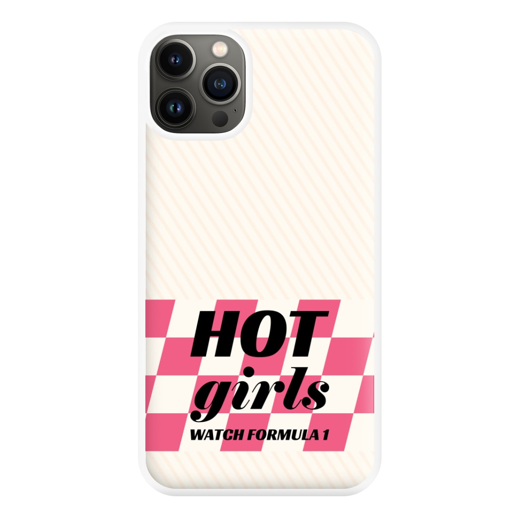 Hot Girls Watch Formula One Phone Case for iPhone 13