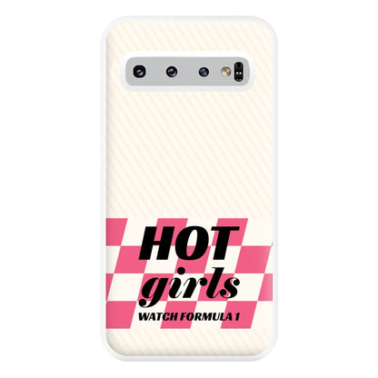 Hot Girls Watch Formula One Phone Case for Galaxy S10 Plus