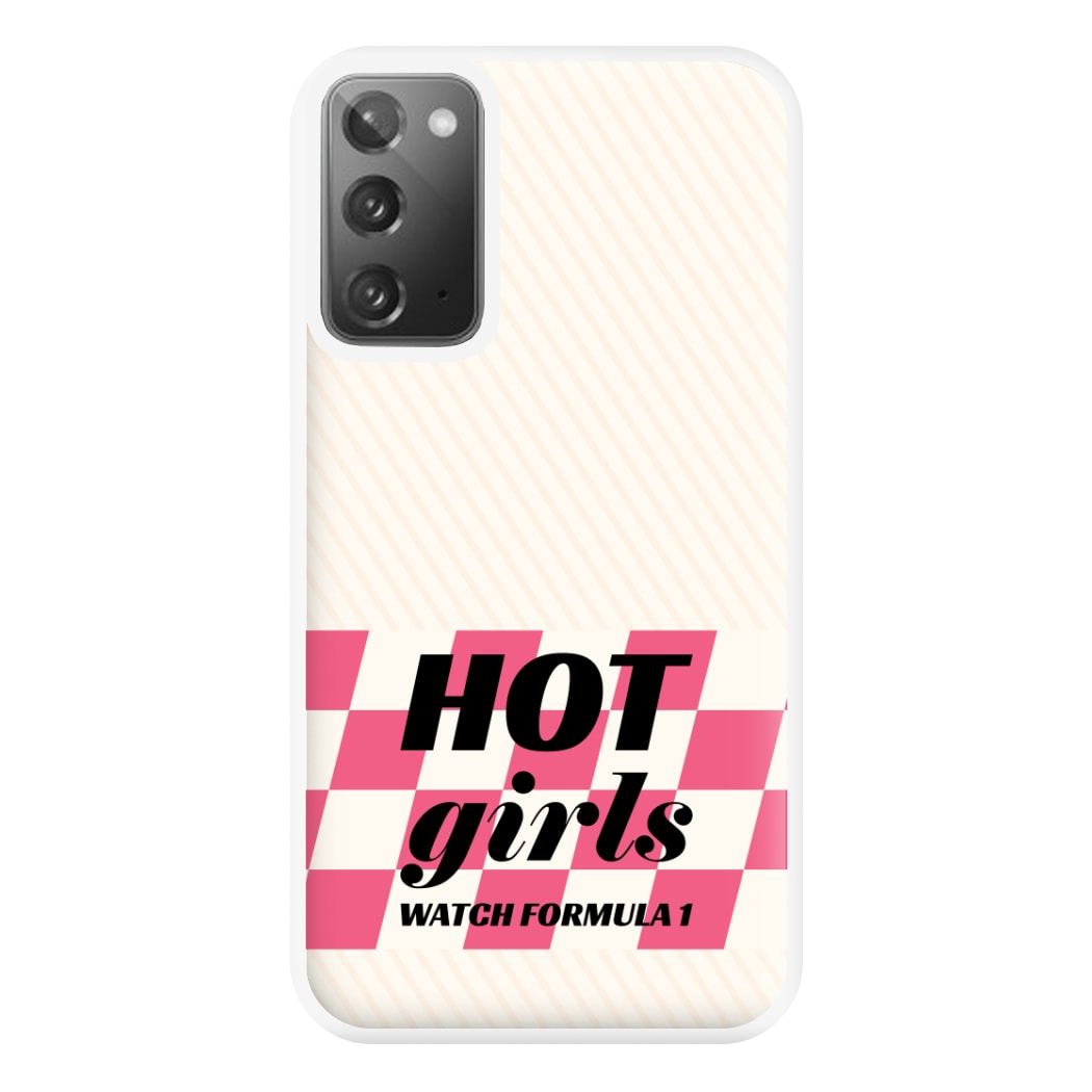 Hot Girls Watch Formula One Phone Case for Galaxy Note 20 Ultra