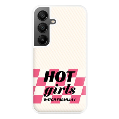 Hot Girls Watch Formula One Phone Case for Galaxy A55