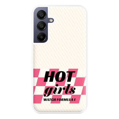 Hot Girls Watch Formula One Phone Case for Galaxy A16