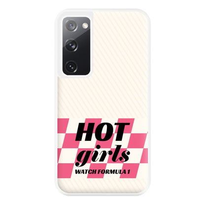 Hot Girls Watch Formula One Phone Case for Galaxy S20FE