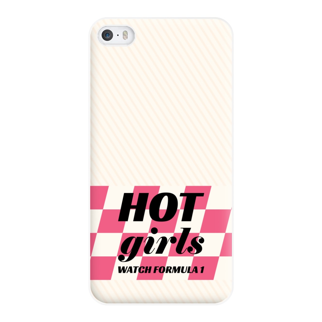 Hot Girls Watch Formula One Phone Case for iPhone 5 / 5s / SE 2016