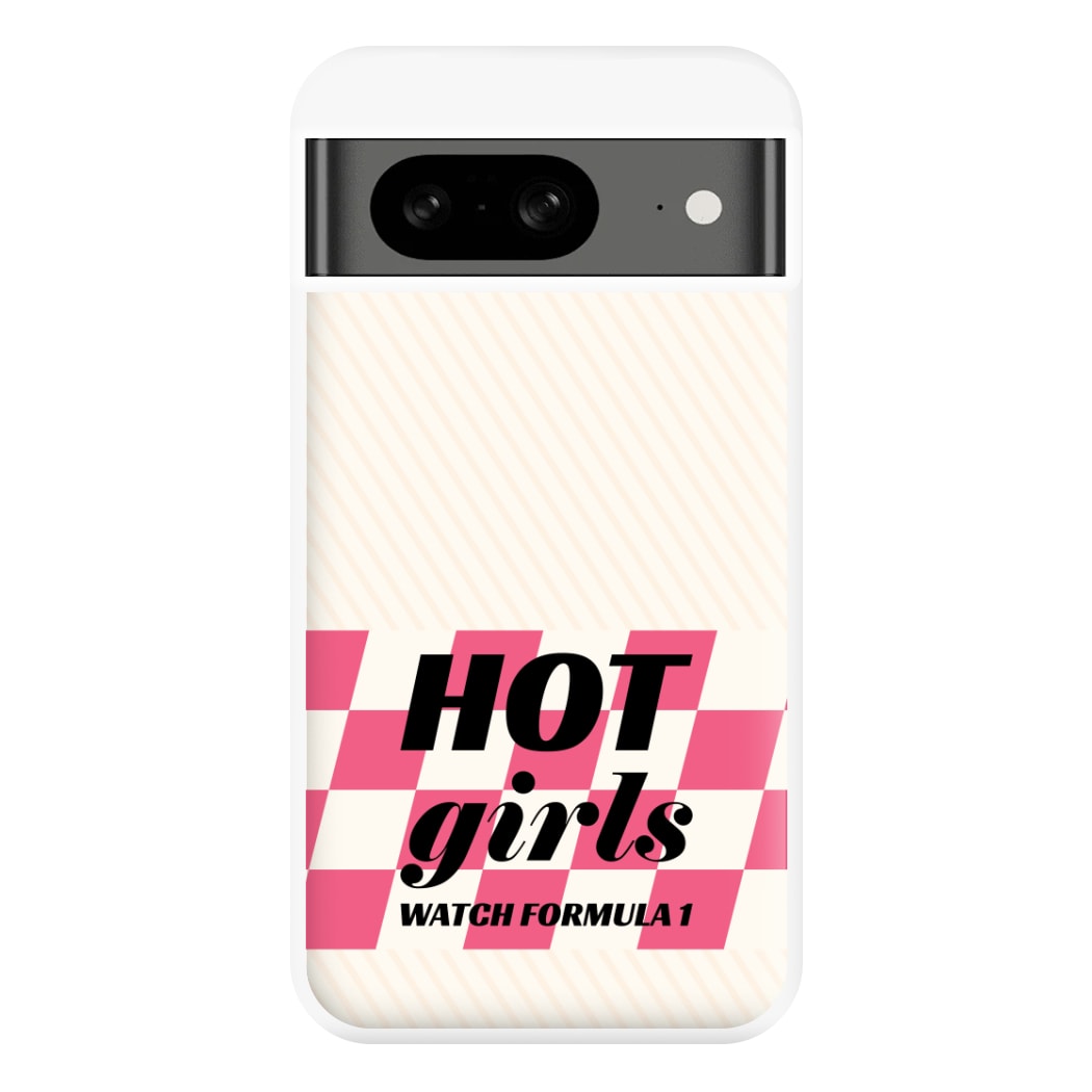 Hot Girls Watch Formula One Phone Case for Google Pixel 8