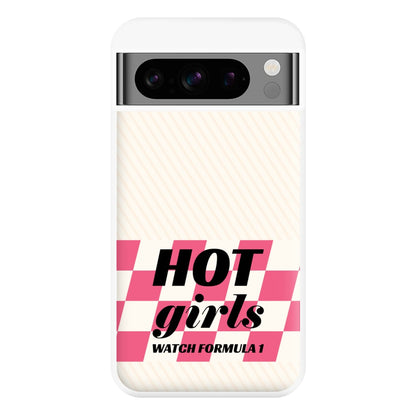 Hot Girls Watch Formula One Phone Case for Google Pixel 8 Pro