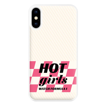 Hot Girls Watch Formula One Phone Case for iPhone XS Max