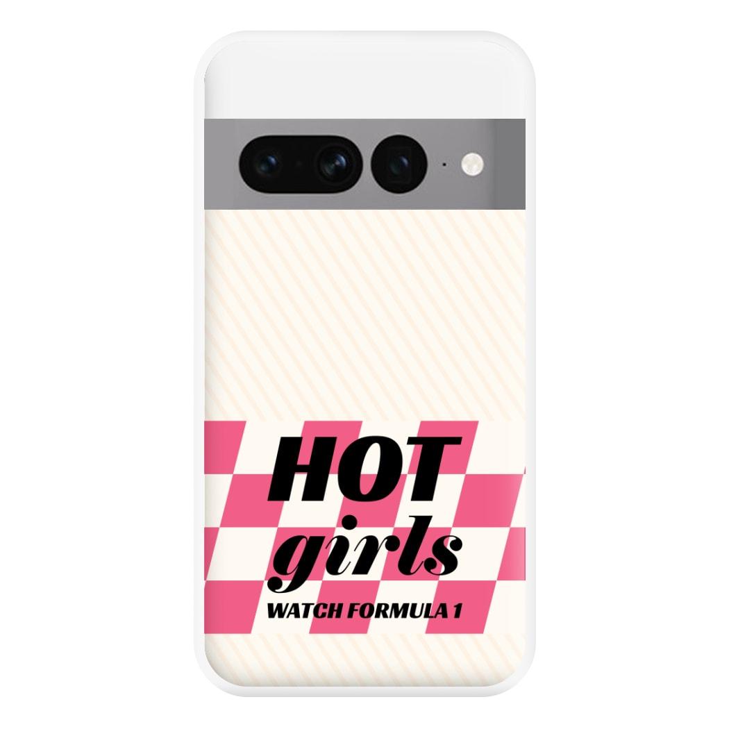 Hot Girls Watch Formula One Phone Case for Google Pixel 7 Pro