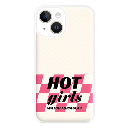 Hot Girls Watch Formula One Phone Case for iPhone 14