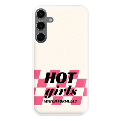 Hot Girls Watch Formula One Phone Case for Galaxy S24FE