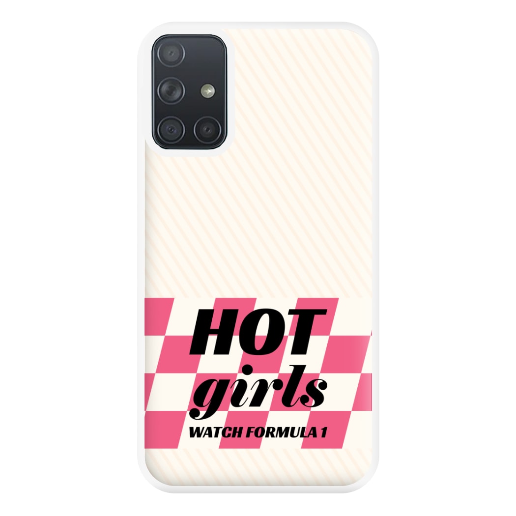 Hot Girls Watch Formula One Phone Case for Galaxy A71