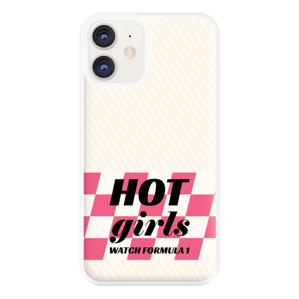 Hot Girls Watch Formula One Phone Case for iPhone 12 / 12 Pro