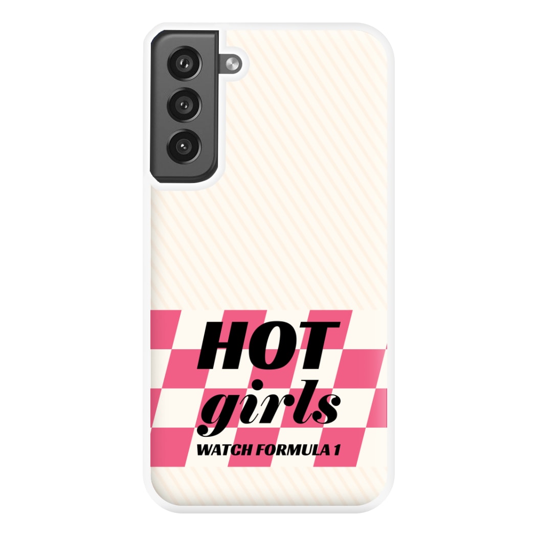 Hot Girls Watch Formula One Phone Case for Galaxy S21FE