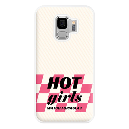 Hot Girls Watch Formula One Phone Case for Galaxy S9 Plus