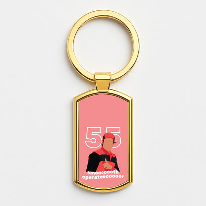 Smooth Operator Gold Keyring