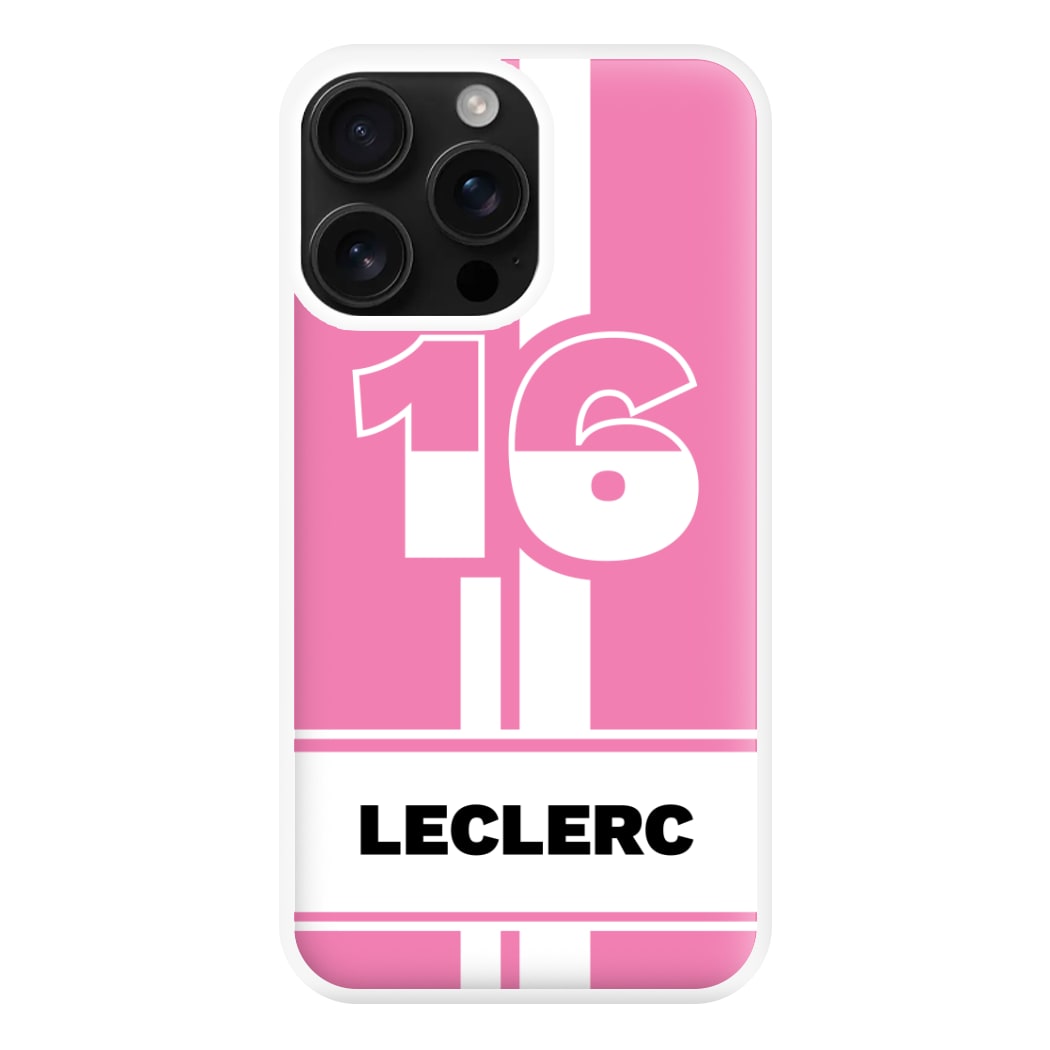 Pink Leclerc Phone Case