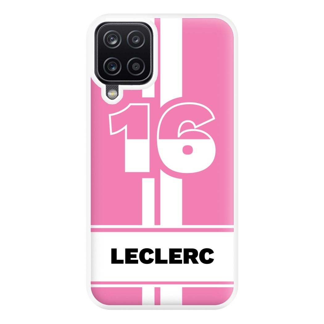 Pink Leclerc Phone Case for Galaxy A12