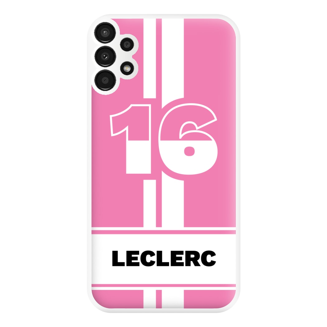 Pink Leclerc Phone Case for Galaxy A13