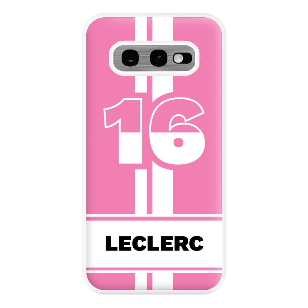 Pink Leclerc Phone Case for Galaxy S10e