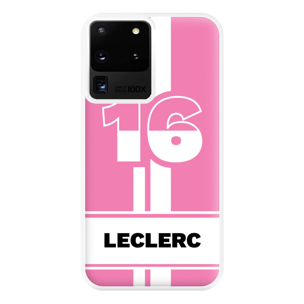 Pink Leclerc Phone Case for Galaxy S20 Ultra