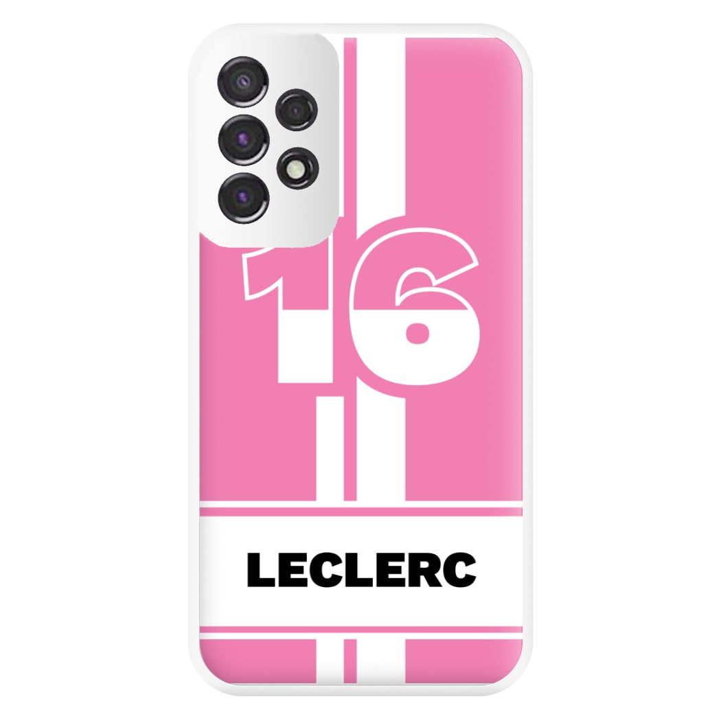 Pink Leclerc Phone Case for Galaxy A53