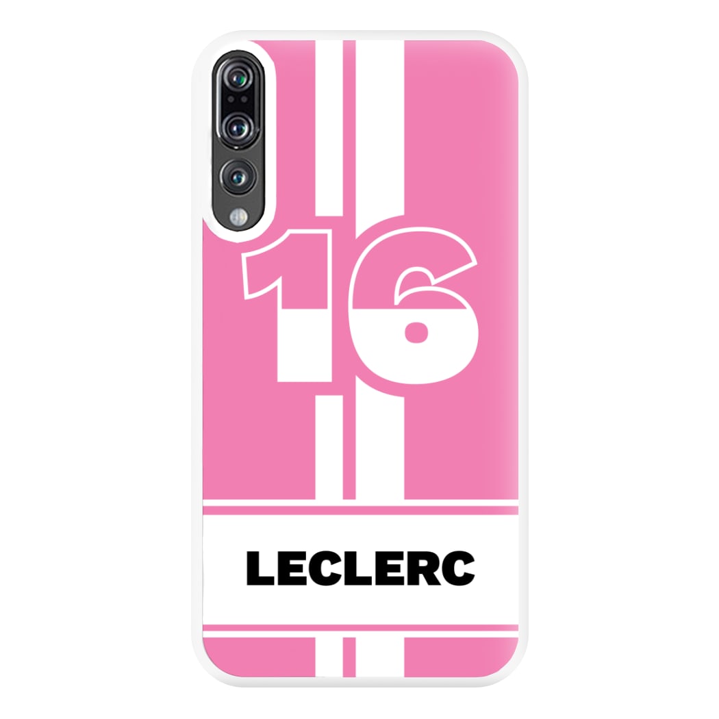 Pink Leclerc Phone Case for Huawei P20 Pro