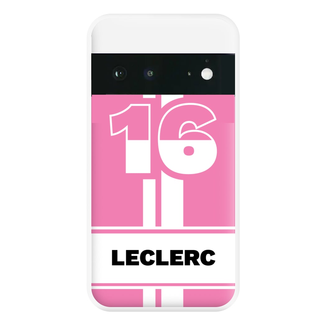 Pink Leclerc Phone Case for Google Pixel 6a