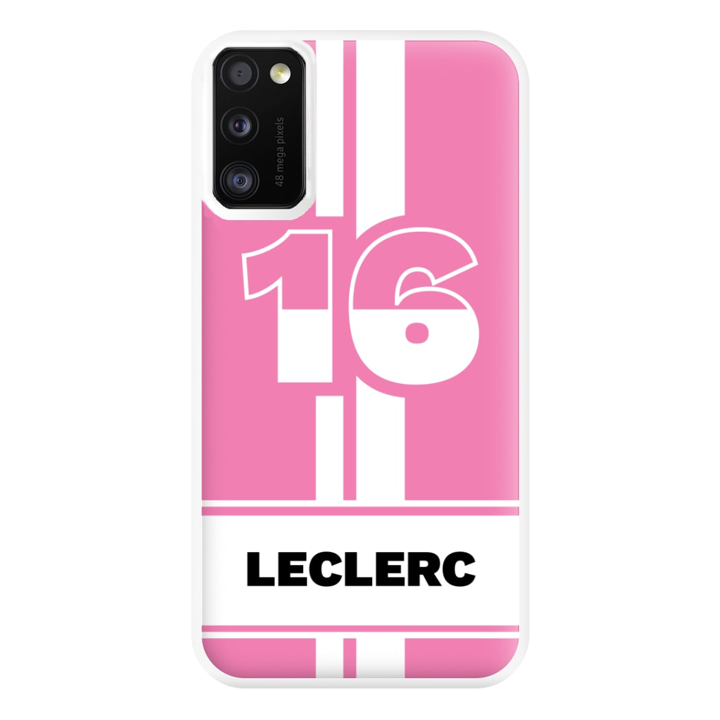 Pink Leclerc Phone Case for Galaxy A41