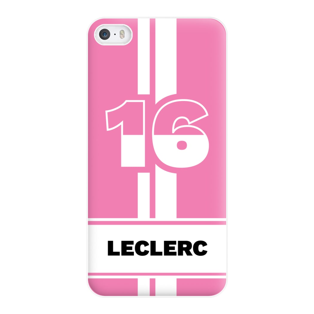 Pink Leclerc Phone Case for iPhone 5 / 5s / SE 2016