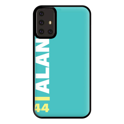 Personalised F1 Driver Blue Phone Case for Galaxy A71