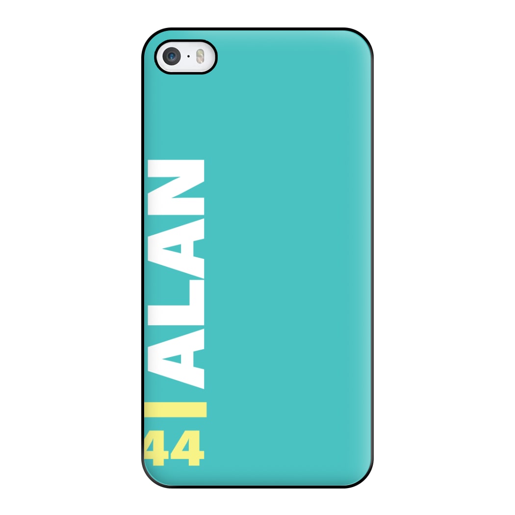 Personalised F1 Driver Blue Phone Case for iPhone 5 / 5s / SE 2016